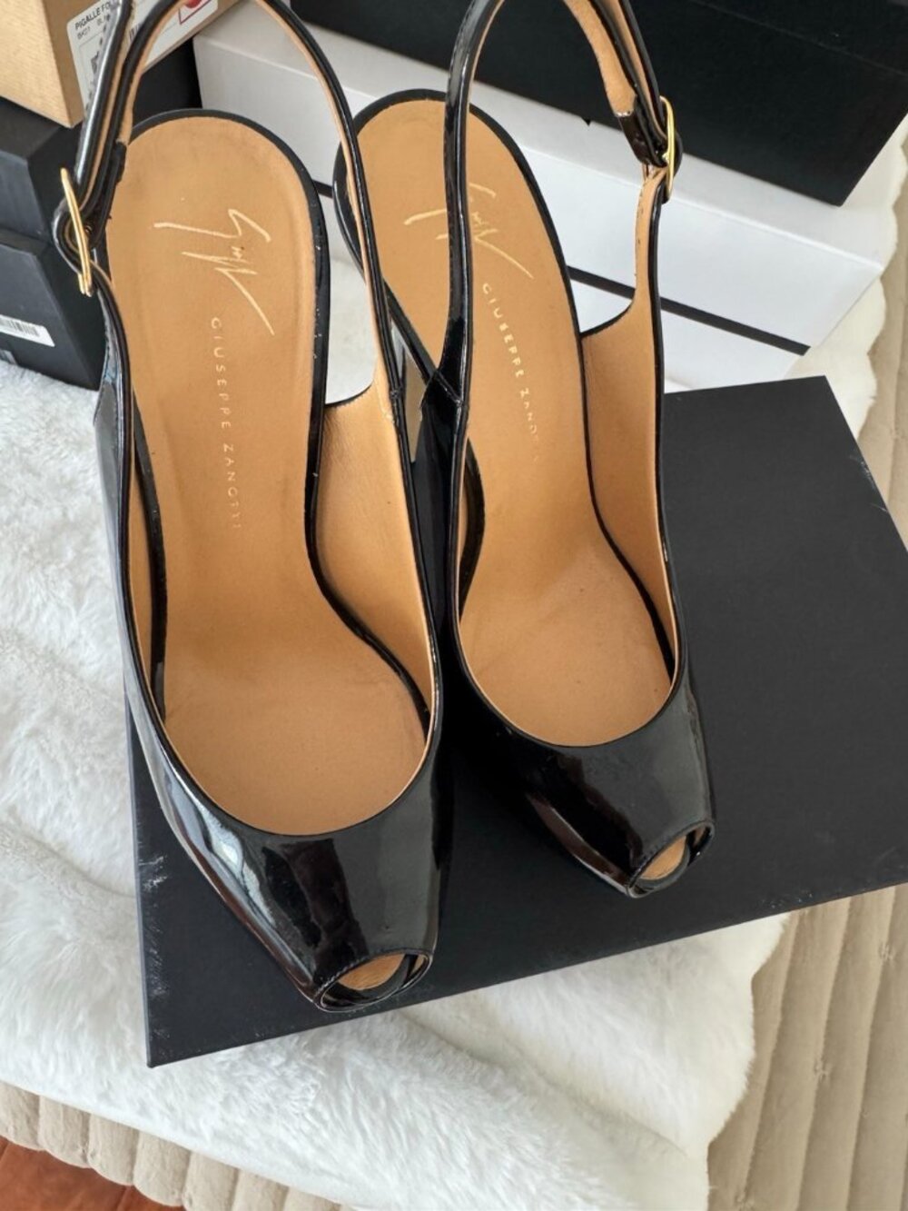 Giuseppe Zanotti Women's Leather heel platform sandal - Picture 2 of 8